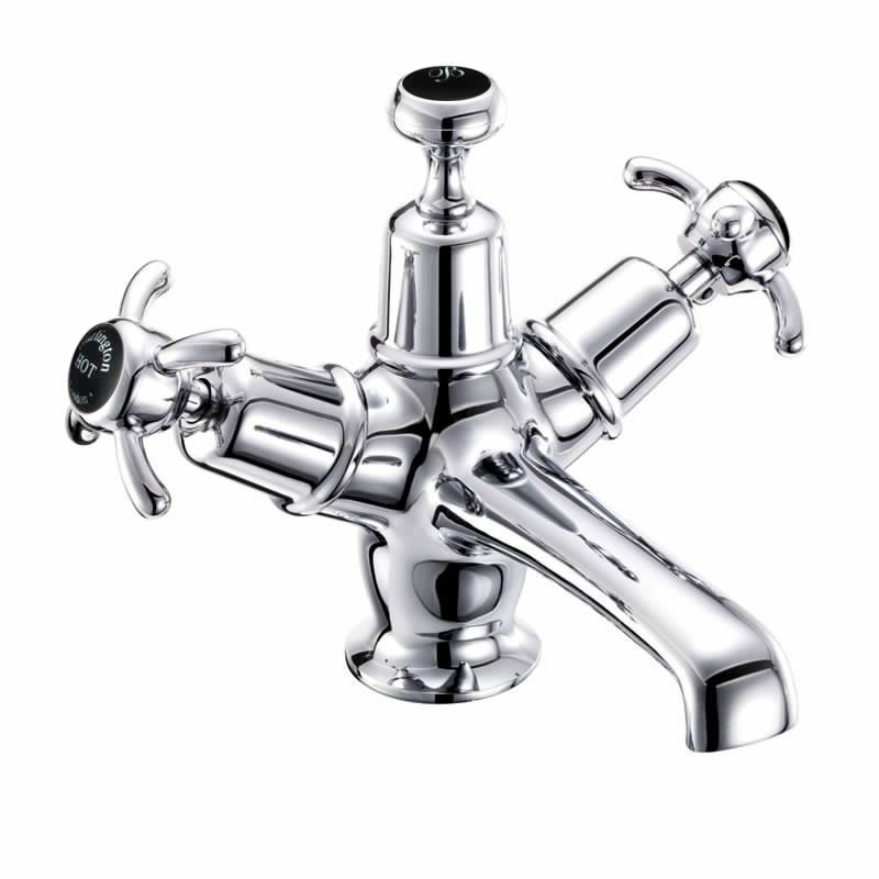 Anglesey basin mixer with click-clack waste